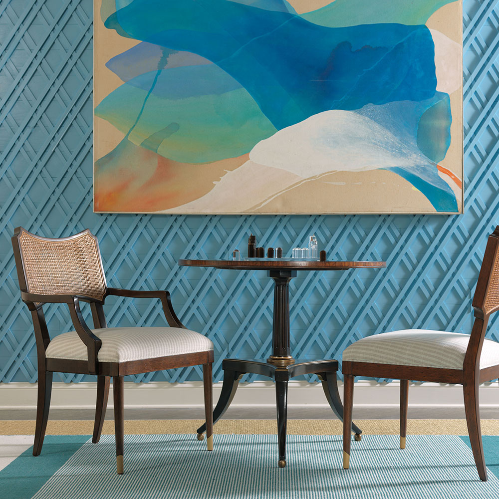 Powers Cane Arm Chair - full pic 