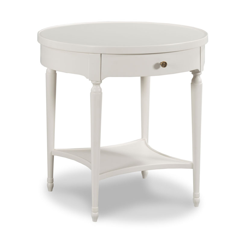 Amazon.com: LITTLE TREE Round End Table, Industrial Side