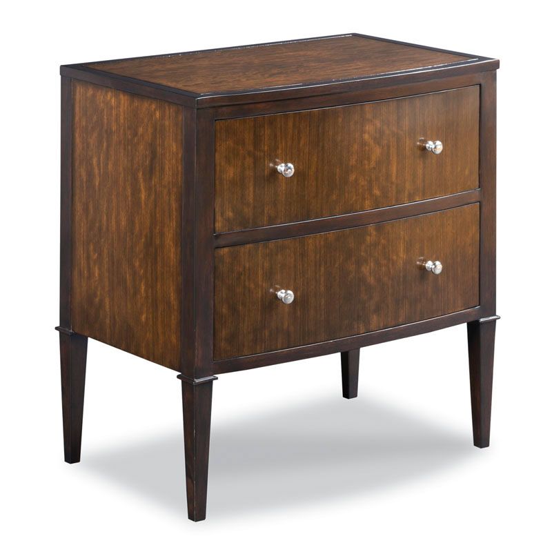 Bow Front Bedside Chest - full pic 