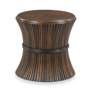 Rattan Drum Table
