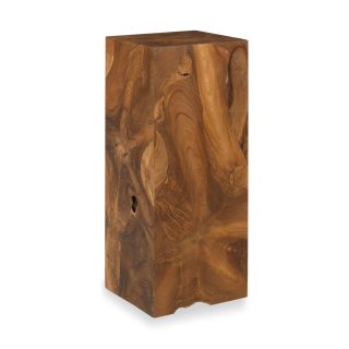 Teak Cube Pedestal - 36"