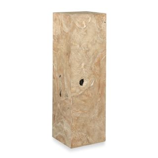 Teak Cube Pedestal - 48"