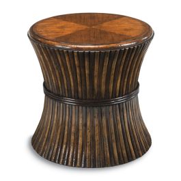 Rattan Drum Table