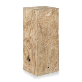Teak Cube Pedestal - 36"