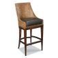 Woven Leather Bar Stool - thumbnail  