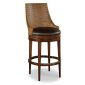 Woven Leather Counter Stool - thumbnail  