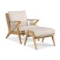 Bellevue Outdoor Ottoman - thumbnail