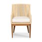 Monaco Woven Dining Chair - thumbnail