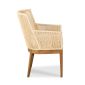 Monaco Woven Dining Chair - thumbnail
