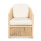 Monaco Woven Swivel Chair - thumbnail  