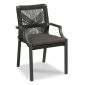 Bellevue Outdoor Stackable Arm Chair - thumbnail