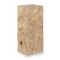 Teak Cube Pedestal - 36" - thumbnail