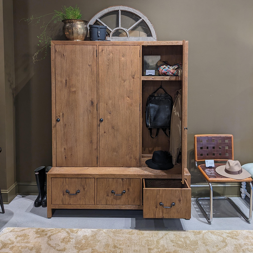 Oak Efficiency Cabinet - full pic 