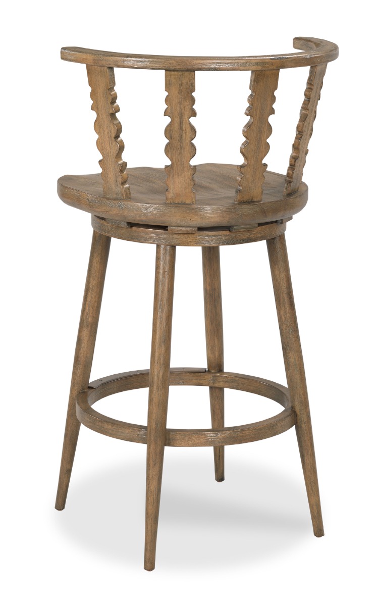 Fable Swivel Bar Stool - full pic 
